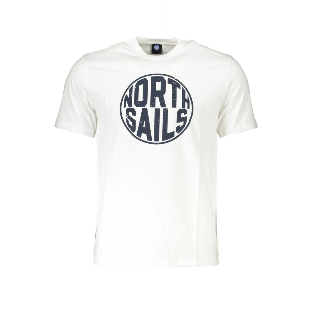 North Sails White Cotton T-Shirt NO-27951-S