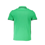 Harmont & Blaine Chic Green Cotton Polo with Contrast Detailing HA-28079-M