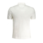 La Martina White Cotton Polo Shirt LA-30434-S