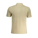 La Martina Beige Cotton Polo Shirt LA-30442-S