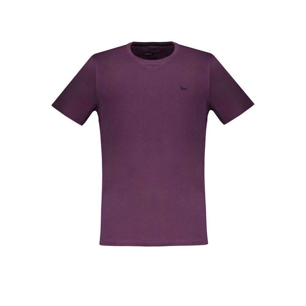 Harmont & Blaine Purple Cotton T-Shirt HA-31370-S
