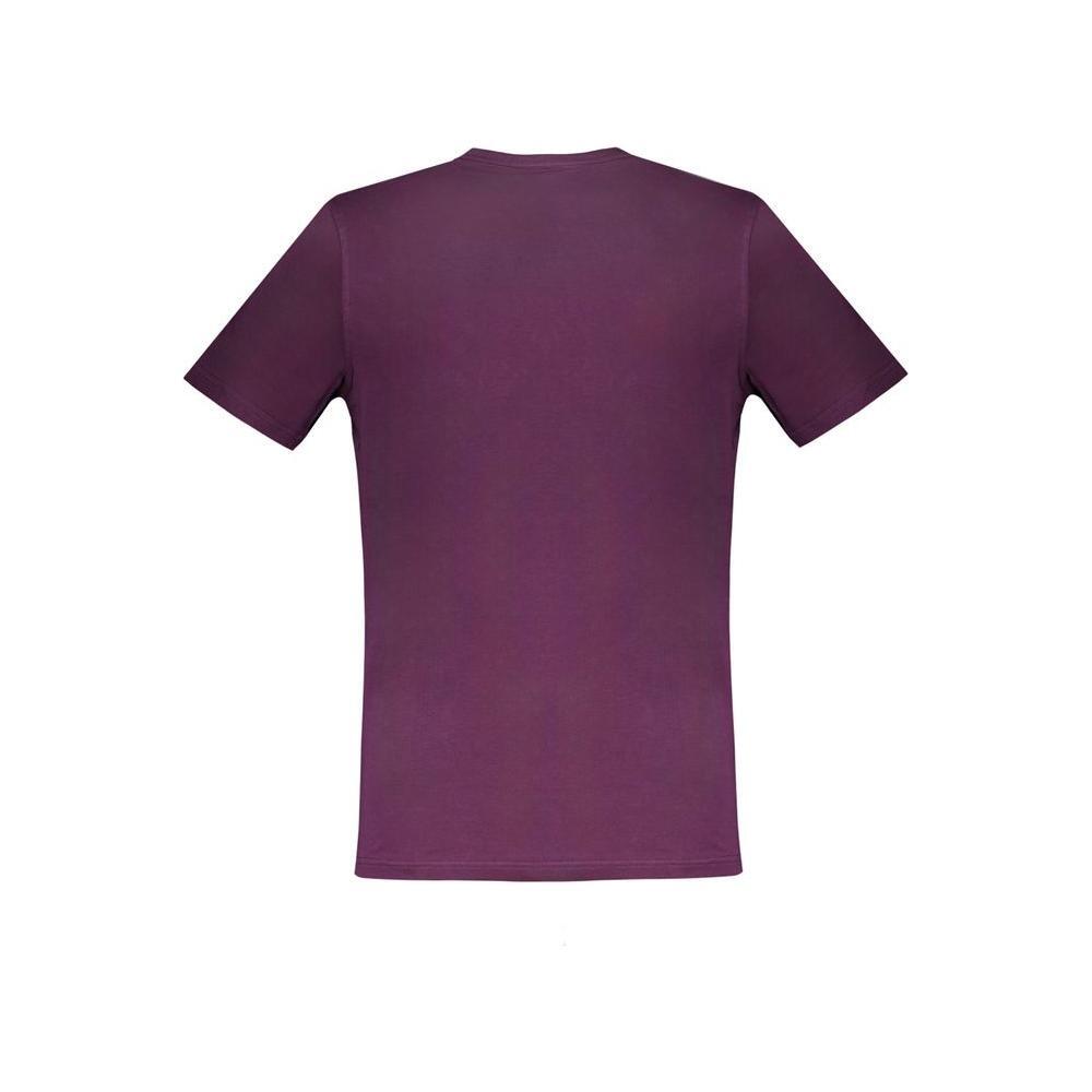 Harmont & Blaine Purple Cotton T-Shirt HA-31370-S