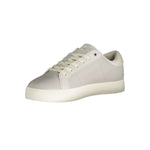 Calvin Klein Brown Leather Men Sneaker