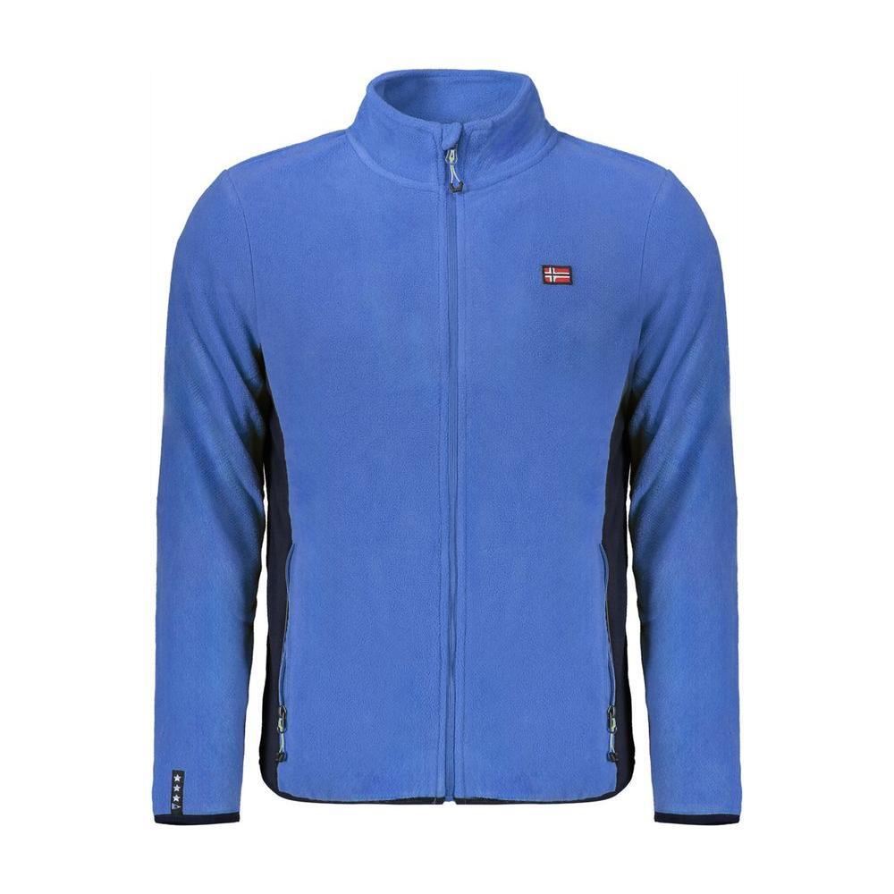 Norway 1963 Blue Polyester Men Sweater NO-31943-XXL