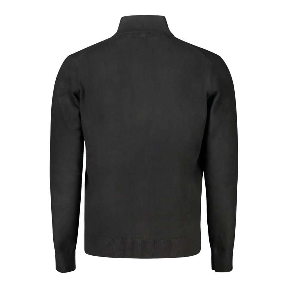 Norway 1963 Black Polyamide Men Cardigan NO-33172-XL