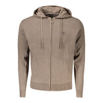 Norway 1963 Brown Polyamide Men Cardigan NO-33189-M