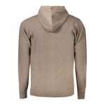 Norway 1963 Brown Polyamide Men Cardigan NO-33189-M