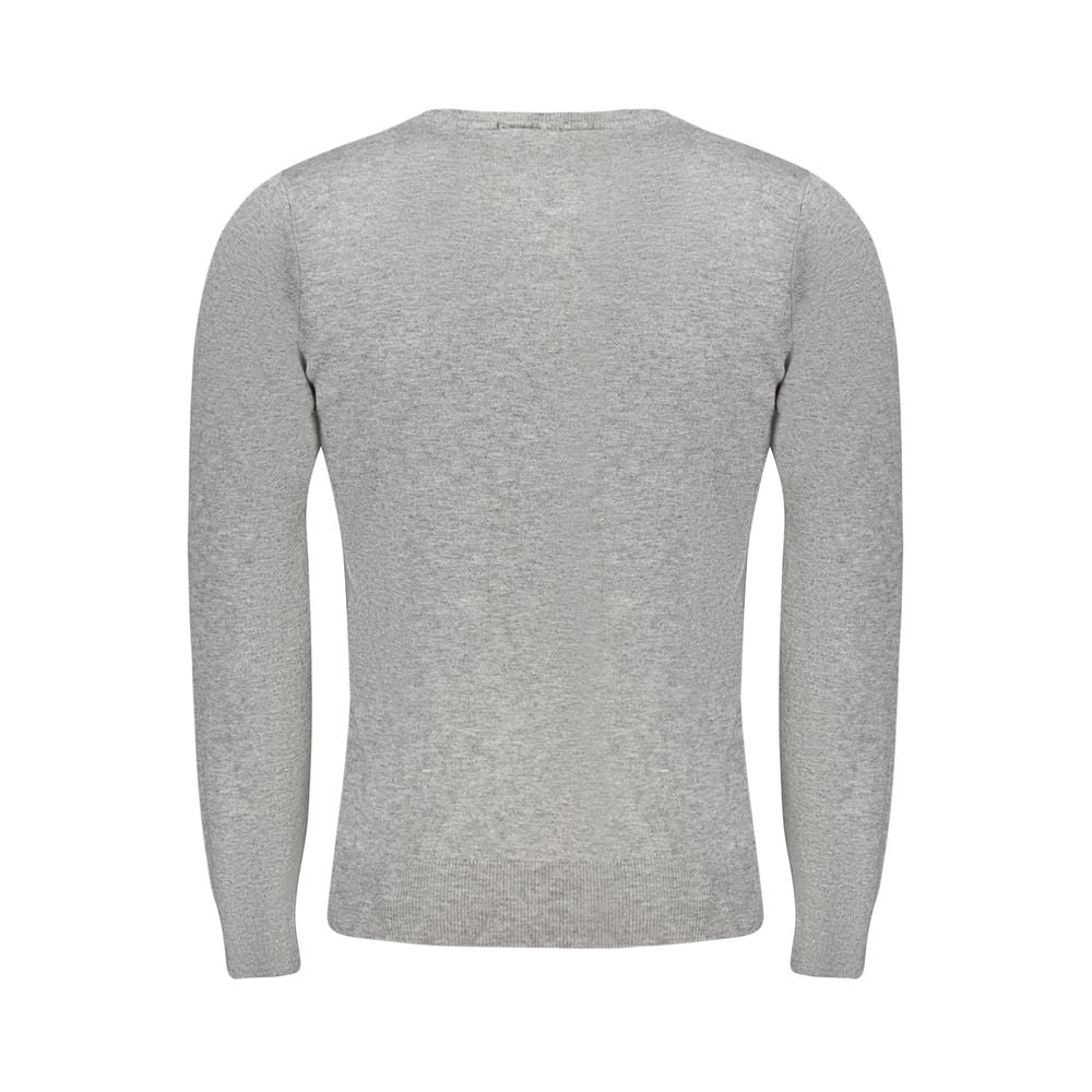 Cavalli Class Brown Polyester Men Sweater CA-33475-M