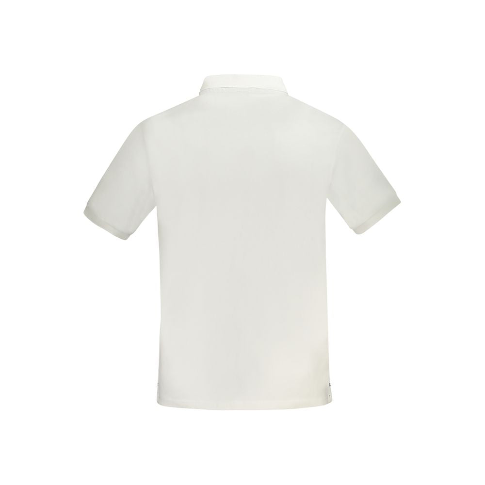 North Sails White Cotton Men Polo Shirt NO-33741-S