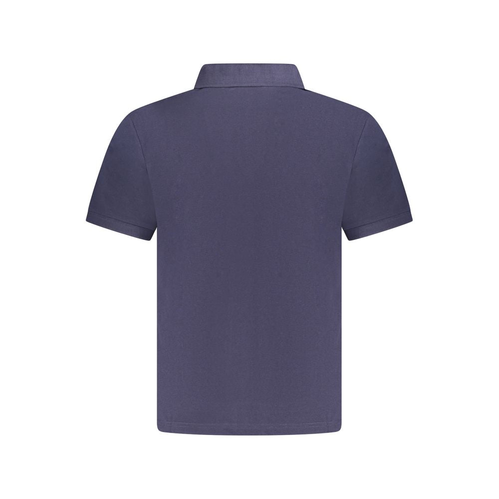 North Sails Blue Cotton Men Polo Shirt NO-33980-S