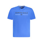 North Sails Blue Cotton Men T-Shirt NO-34001-S