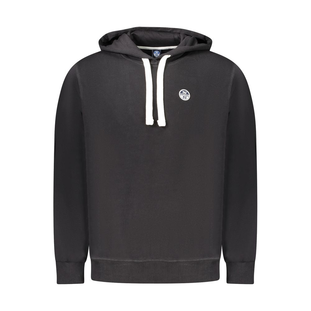 North Sails Black Cotton Men Sweater NO-34361-S