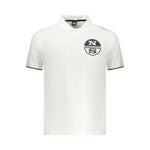 North Sails White Cotton Men Polo Shirt NO-35031-S