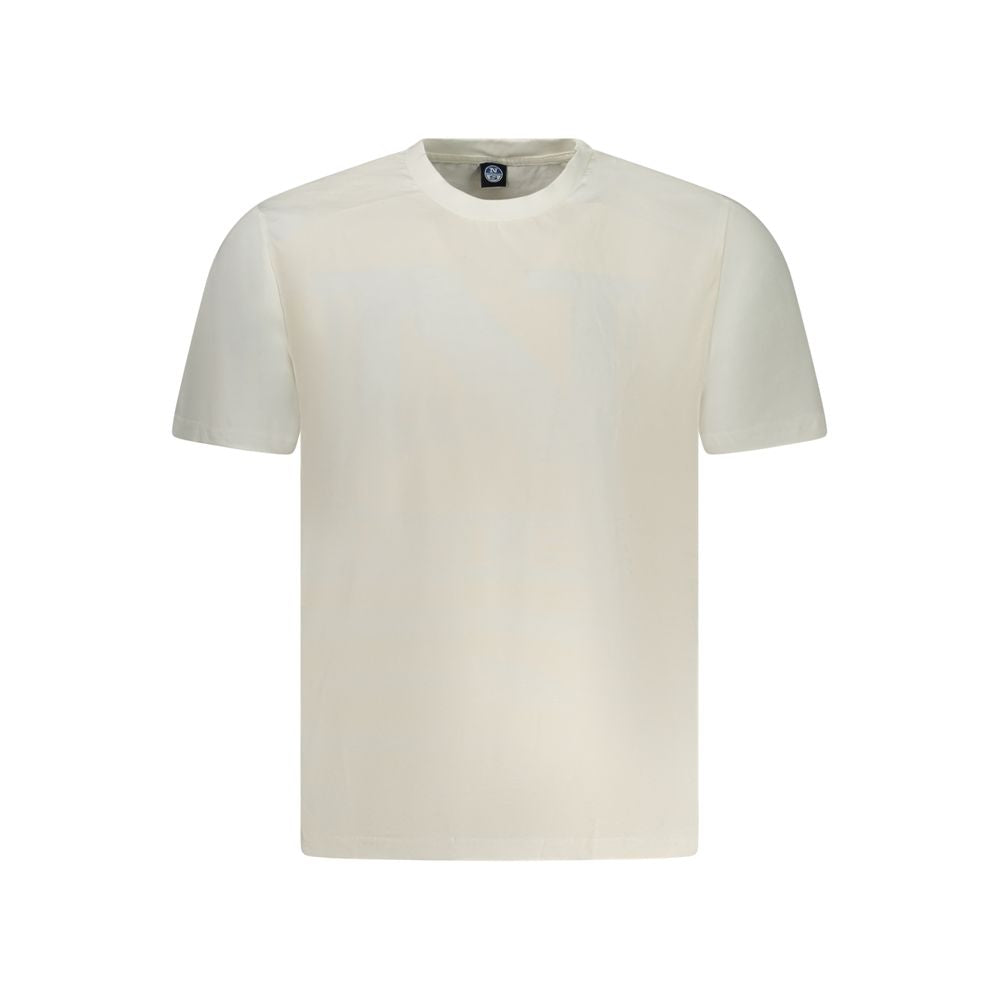 North Sails White Cotton Men T-Shirt NO-35034-S