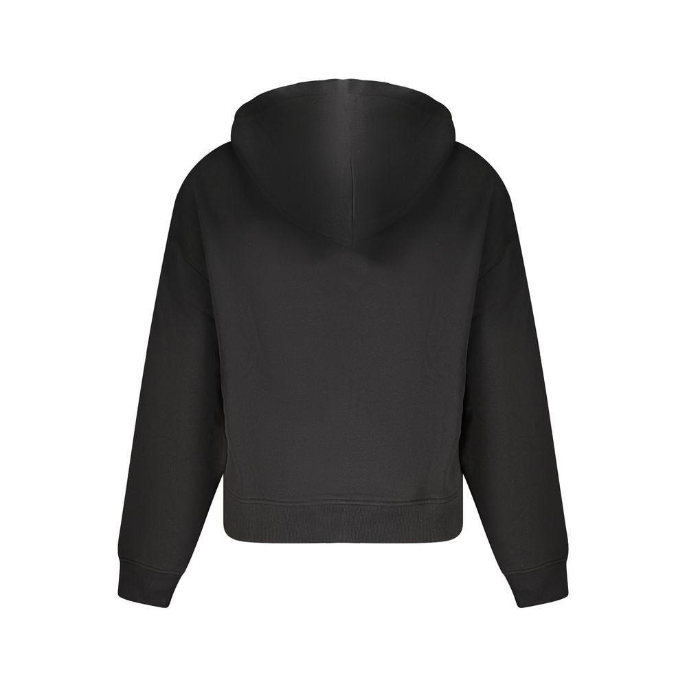 Tommy Hilfiger Black Cotton Women Hoodie TO-36234-S
