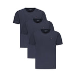 Tommy Hilfiger Blue Cotton T-Shirt TO-36595-XL