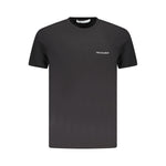 Trussardi Black Cotton Men T-Shirt TR-36621-L