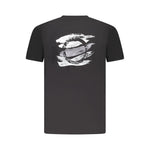 Trussardi Black Cotton Men T-Shirt TR-36621-L