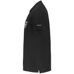 Trussardi Black Cotton Men Polo Shirt TR-36624-S