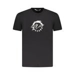 Trussardi Black Cotton Men T-Shirt TR-36627-XL