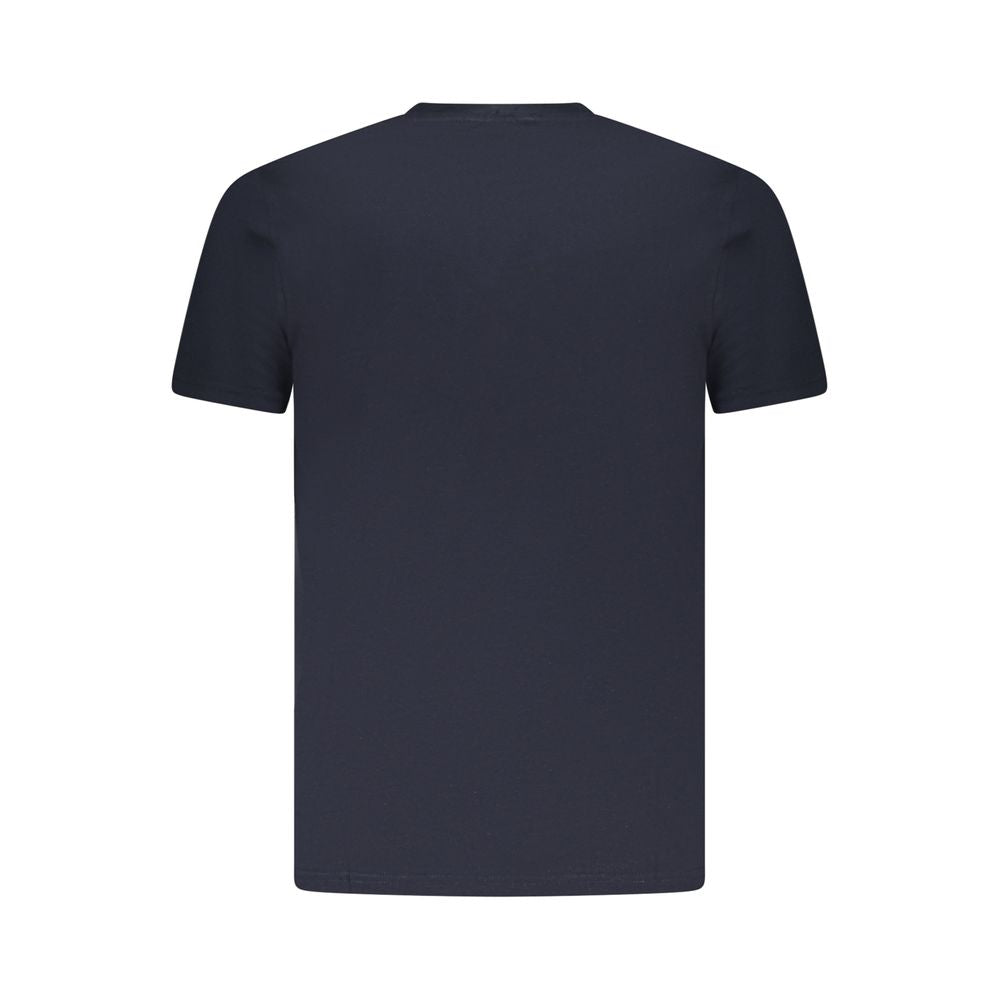 Cavalli Class Blue Cotton Men T-Shirt CA-36638-M