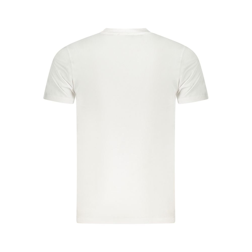 Cavalli Class White Cotton Mens TShirt CA-36689-M