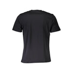 North Sails Black Cotton Men T-Shirt NO-36922-XL