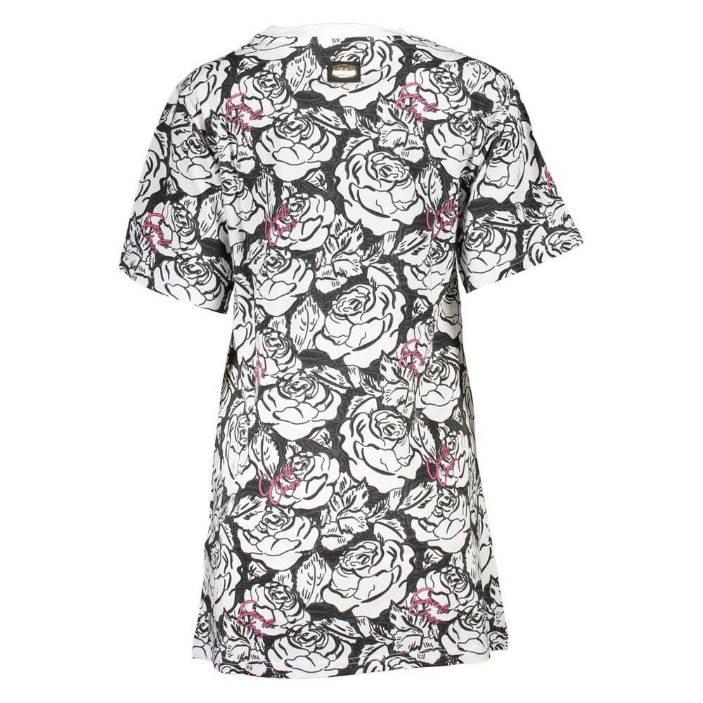Cavalli Class White Cotton Women Dress CA-37040-M