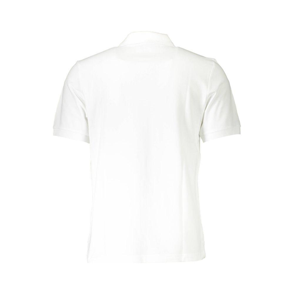 North Sails White Cotton Men Polo Shirt NO-37228-M