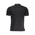 Napapijri Black Cotton Men Polo Shirt NA-37507-S