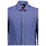 U.S. POLO ASSN. Blue Cotton Men Shirt US-37809-M