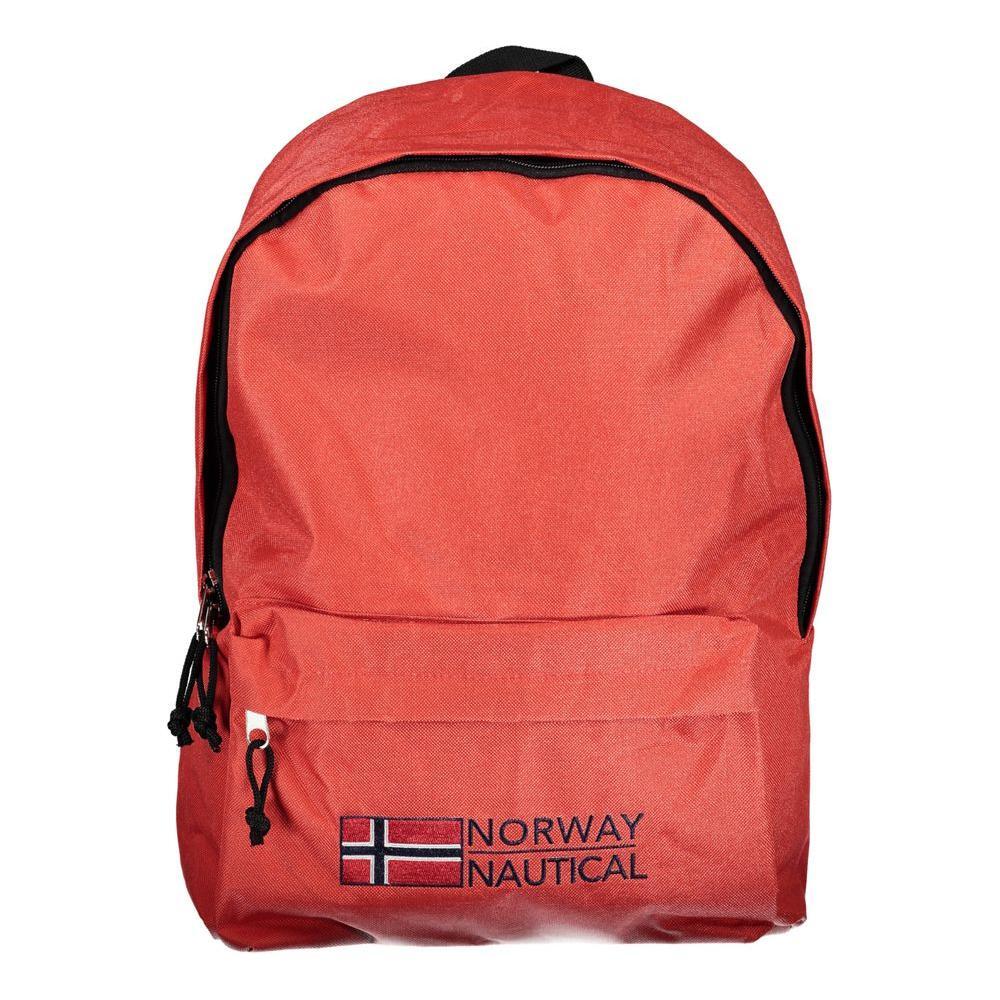 Norway 1963 Red Polyester Men Backpack NO-38068