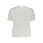 Calvin Klein White Cotton Women T-Shirt CA-38296-L