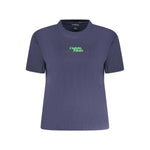 Calvin Klein Blue Cotton Women T-Shirt CA-38298-XS