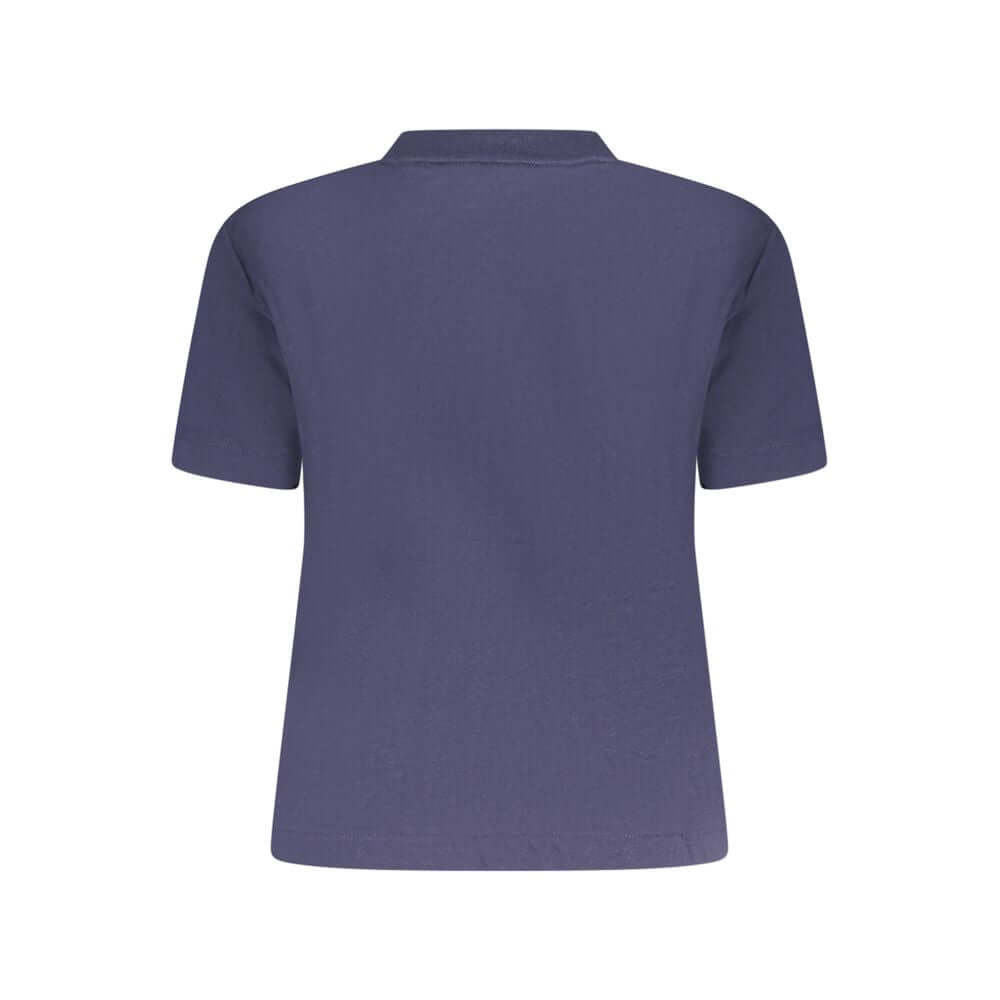 Calvin Klein Blue Cotton Women T-Shirt CA-38298-XS
