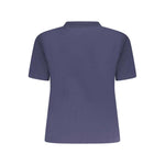 Calvin Klein Blue Cotton Women T-Shirt CA-38298-XS