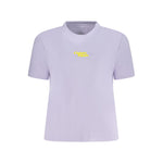 Calvin Klein Purple Cotton Women T-Shirt CA-38300-L