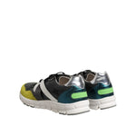 Dolce & Gabbana Multicolor Lace Up Low Top Men Sneakers Shoes MV7306-41