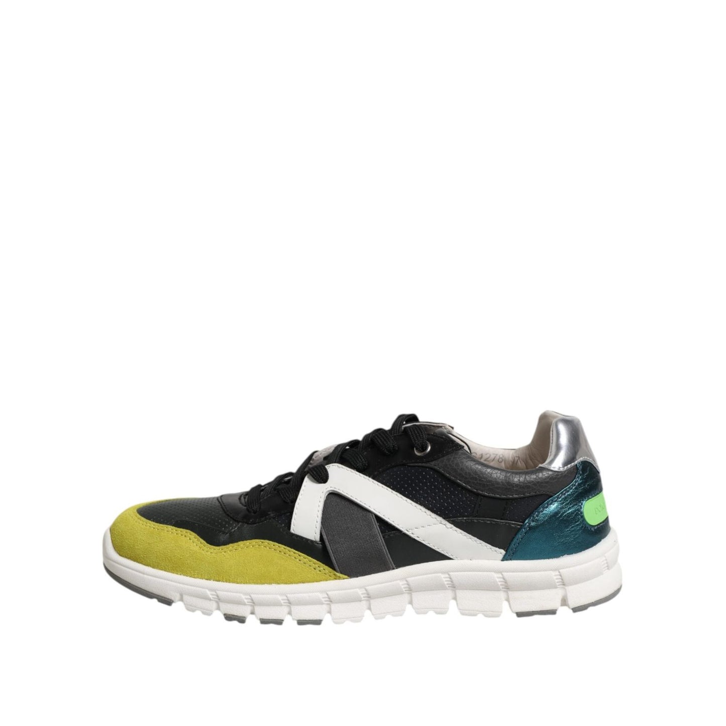 Dolce & Gabbana Multicolor Lace Up Low Top Men Sneakers Shoes MV7306-41