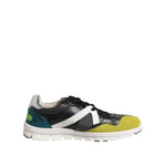 Dolce & Gabbana Multicolor Lace Up Low Top Men Sneakers Shoes MV7306-41