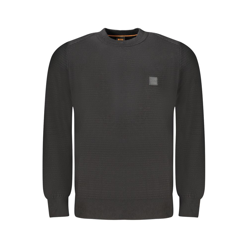 Hugo Boss Black Cotton Men Sweater BO-33819-3XL