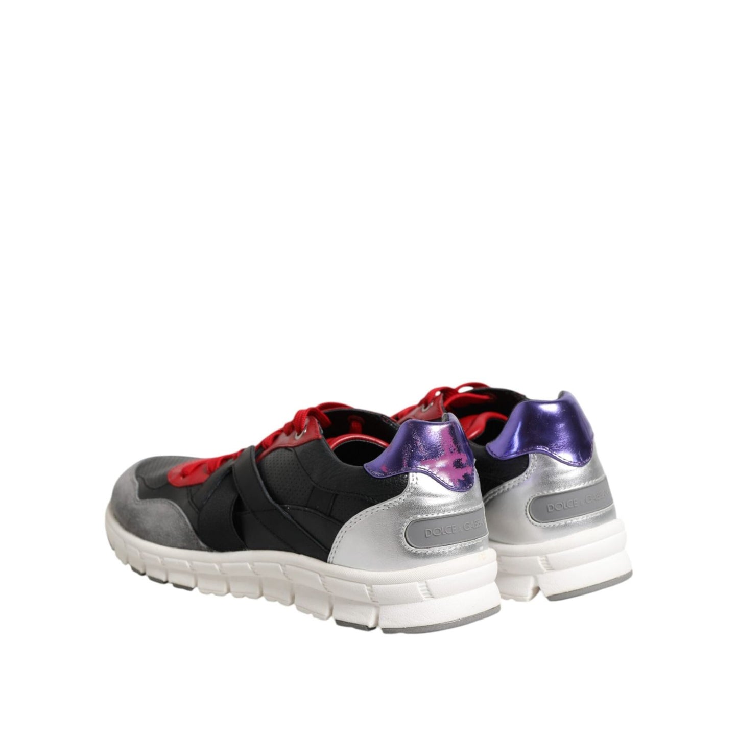 Dolce & Gabbana Multicolor Lace Up Low Top Men Sneakers Shoes MV7332-41