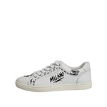 Dolce & Gabbana White London Calf Leather Men Sneakers Shoes