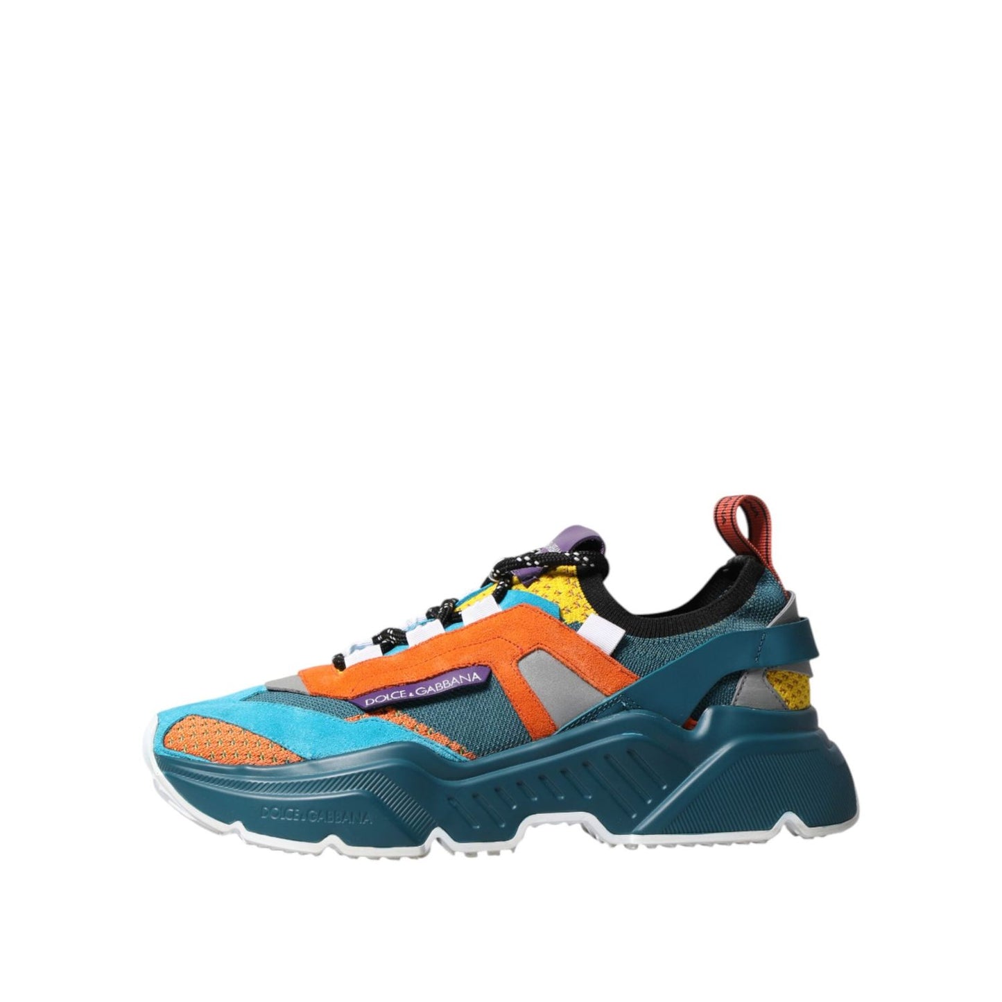 Dolce & Gabbana Multicolor Low Top Daymaster Sneakers Shoes MV7345-39.5