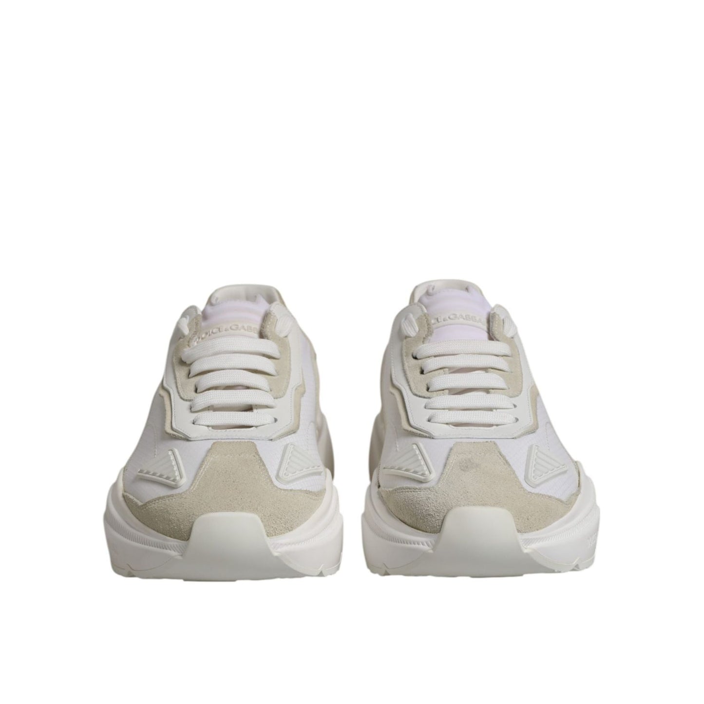 Dolce & Gabbana White Low Top Daymaster Men Sneakers Shoes MV7348-41.5