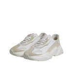 Dolce & Gabbana White Low Top Daymaster Men Sneakers Shoes MV7348-41.5