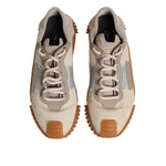 Dolce & Gabbana Multicolor Lace Up Low Top NS1 Sneakers Shoes MV7351-44