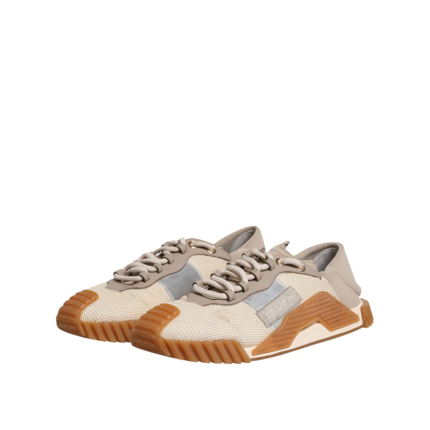 Dolce & Gabbana Multicolor Lace Up Low Top NS1 Sneakers Shoes MV7351-44