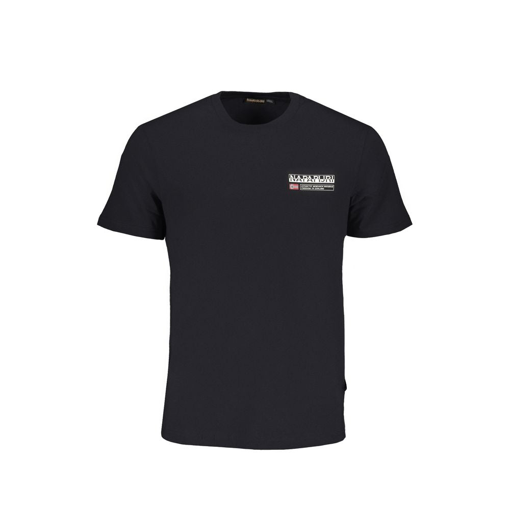 Napapijri Black Cotton T-Shirt NA-29521-L