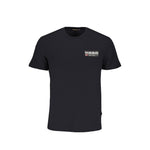 Napapijri Black Cotton T-Shirt NA-29521-L